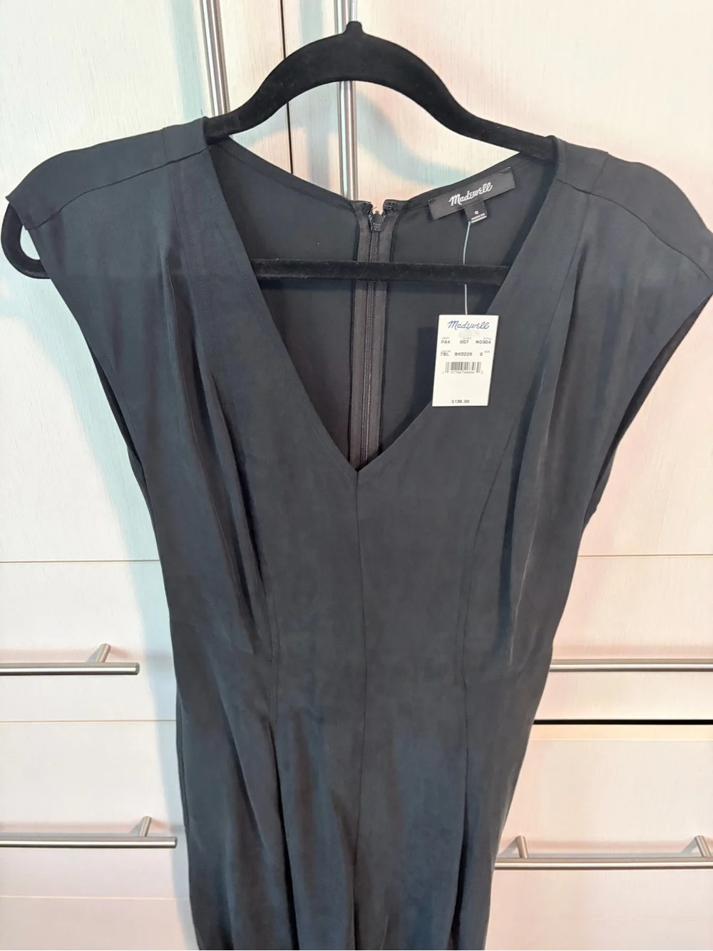 Madewell V-Neck Cap Sleeve Jumpsuit NWT